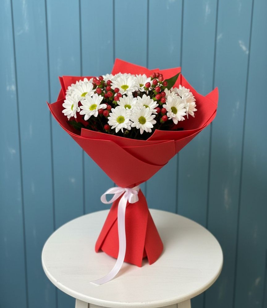 Букет цветов из: Хризантемы в Кукморе