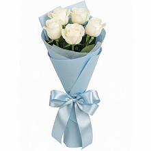 Букет 5 Белых роз Проуд #REPLACE_PRED# Кукморе