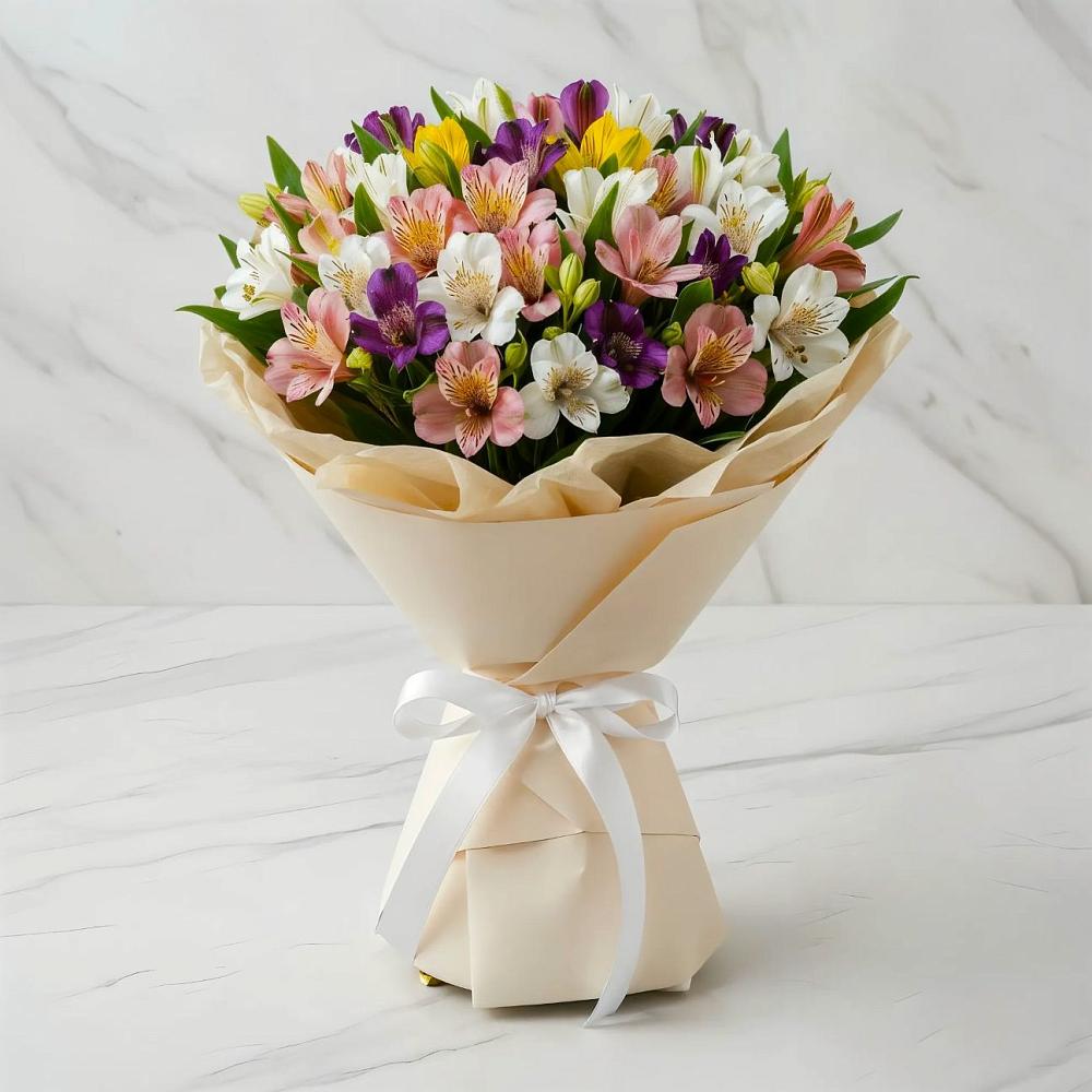 Букет цветов из: Альстромерии в Кукморе