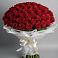 Букет 101 Красная роза Блэк Мэджик в Кукморе