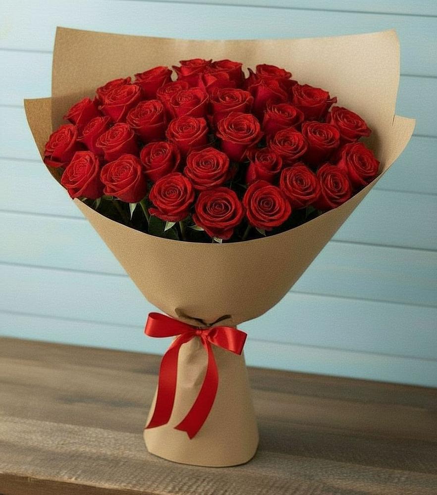 Букет Красные розы Милано в Кукморе