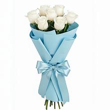 Букет 7 белых роз Проуд #REPLACE_PRED# Кукморе