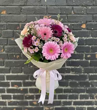 Букет цветов из:  Герберы и Хризантемы в Кукморе