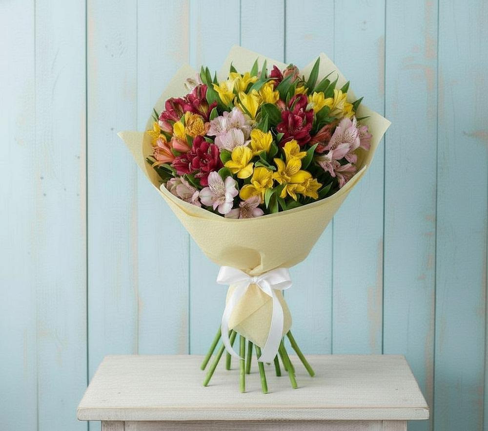 Букет цветов из: Альстромерии в Кукморе