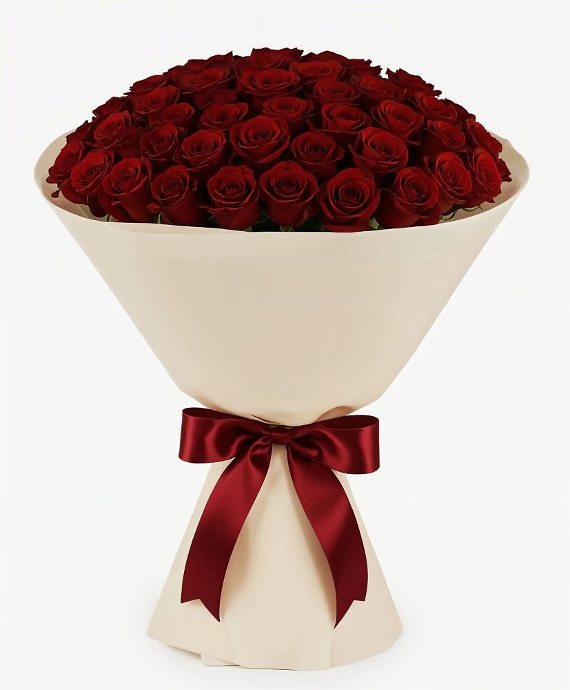 Букет 101 Бордовая роза Блэк Бакарра в Кукморе