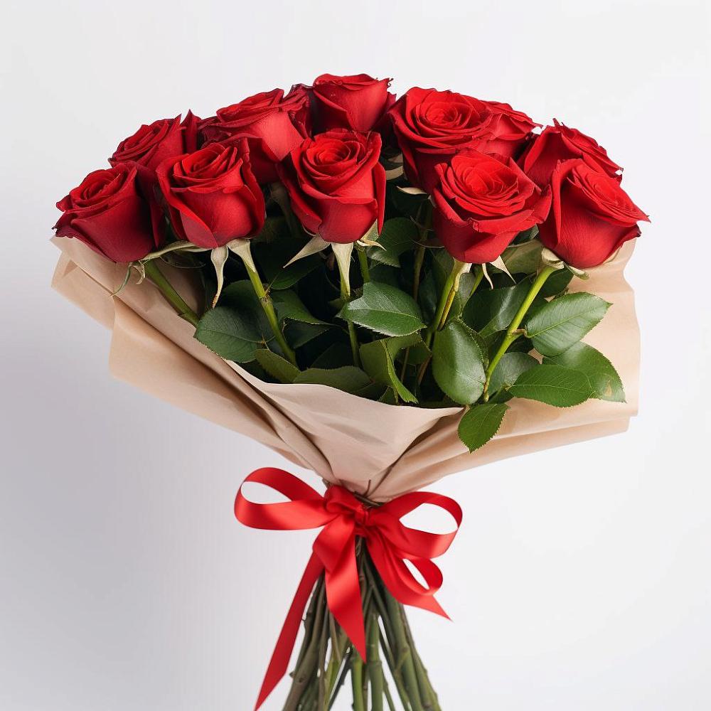 Букет 11 Красных роз Эдлесс Лав в Кукморе