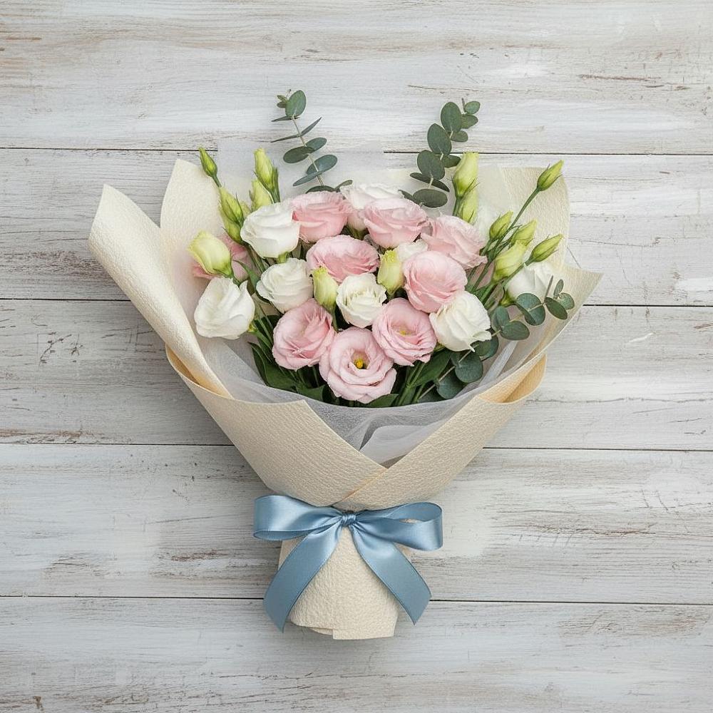 Букет цветов из: Лизиантусы в Кукморе